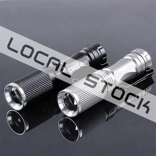 *LOCAL STOCK* Meco CREE XPE-Q5 7W 600 Lm LED Flashlight Torch