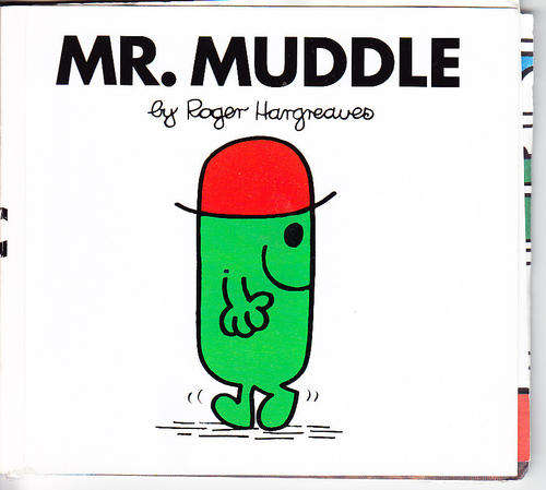 MR. MUDDLE, Mr Men book by Roger Hargreaves