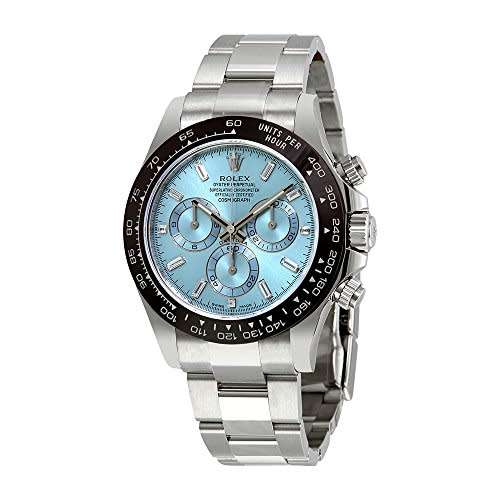 ROLEX COSMOGRAPH DAYTONA ICE BLUE DAIL PLATINUM ROLEX OYSTER AUTOMATIC MENS WATCH