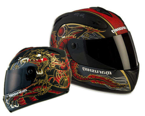 Marushin Shivan Dragon (matt) *SIZE LARGE* Motorcycle Road Helmet