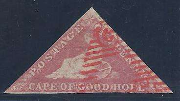 Cape Triangle SG 5a used. CV R 5000. See Below.