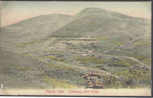 Transvaal: Scarce & historic early PILGRIMS REST postcard.
