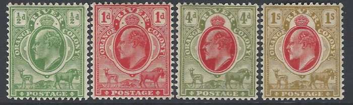 OFS/RC: 1905/9 set of 4 mint. SACC 93/6. CV R 2,670. See below.