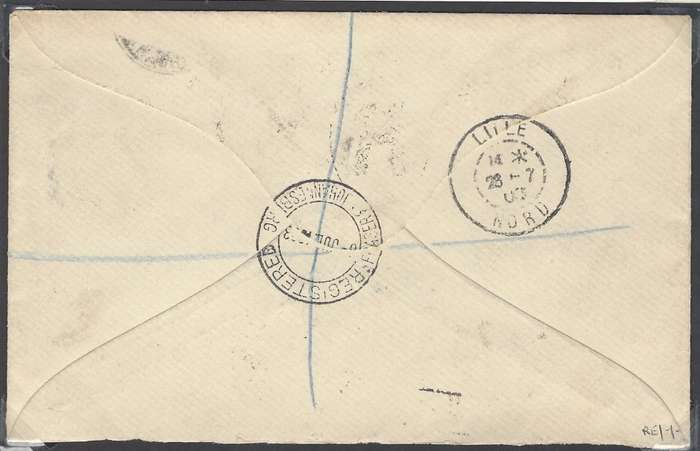 Transvaal: Jhb. sub-offices: Scarce ("RRR") REGISTERED FRASER ST. JOHANNESBURG (Putzel type 3).