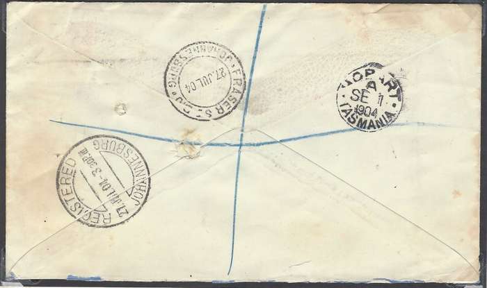 Transvaal: Jhb.sub-offices:  rare ("RRR") FRASER ST. B. O. JOHANNESBURG cds (Putzel type 2)
