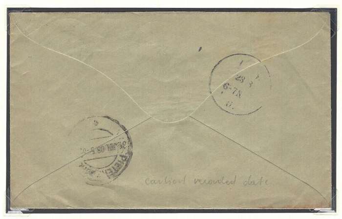 Transvaal LOUIS TRICHARDT (Earliest date Putzel No. 2) - 2 cards. See below.