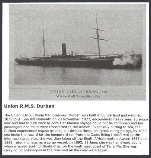 Transvaal 1880 Battle of Bronkhorstspruit, Surgeon Ward, the Peach Tree Graveyard and R.M.S. Durban.