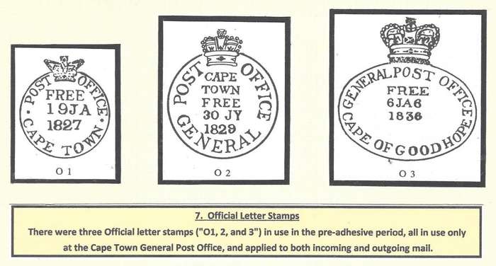 Cape 1828 (6 NOV) `Tender for post` wrapper with Second Official Letter Stamp (O2). See below.