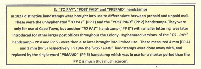 Cape 1846 wrapper to Worcester with `PREPAID` (PP 6) handstamp. See below.