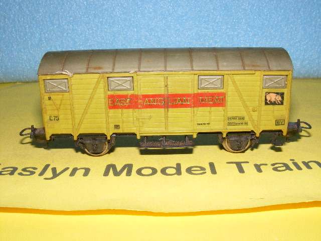 Lima HO East Anglian Meat Box Wagon,