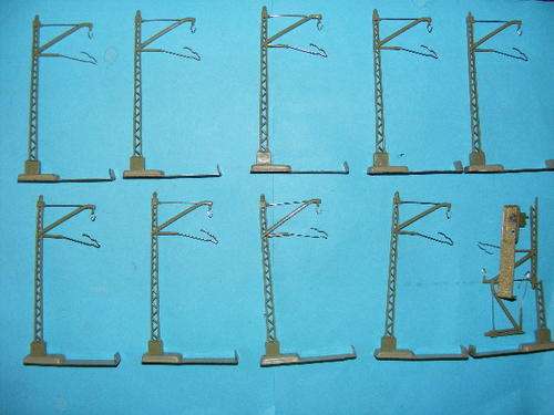 Marklin HO Catenary Masts X 9