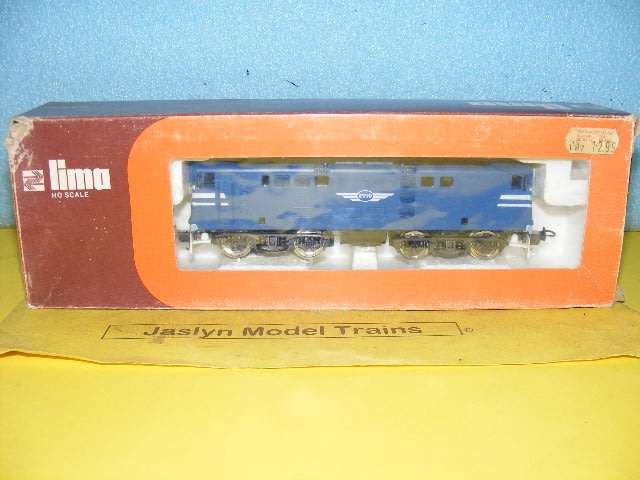 Lima HO SAR/ SAS Blue Train 5E Electric Loco (Boxed) - White Decals.