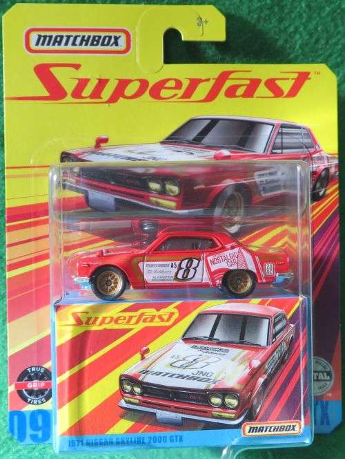 MATCHBOX SF - 1971 NISSAN SKYLINE 2000 GTX - NEW SEALED WITH COLLECTORS BOX