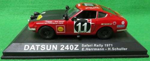 **DATSUN 240Z**SAFARI RALLY 1971**IXO**SCALE 1/43**IN CASING**