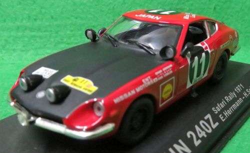 **DATSUN 240Z**SAFARI RALLY 1971**IXO**SCALE 1/43**IN CASING**