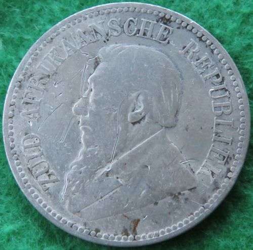 **ZAR**1893 - 2½ SHILLING COIN**MINTAGE ONLY 134 800**STARTS @ R1 - NO RESERVE**