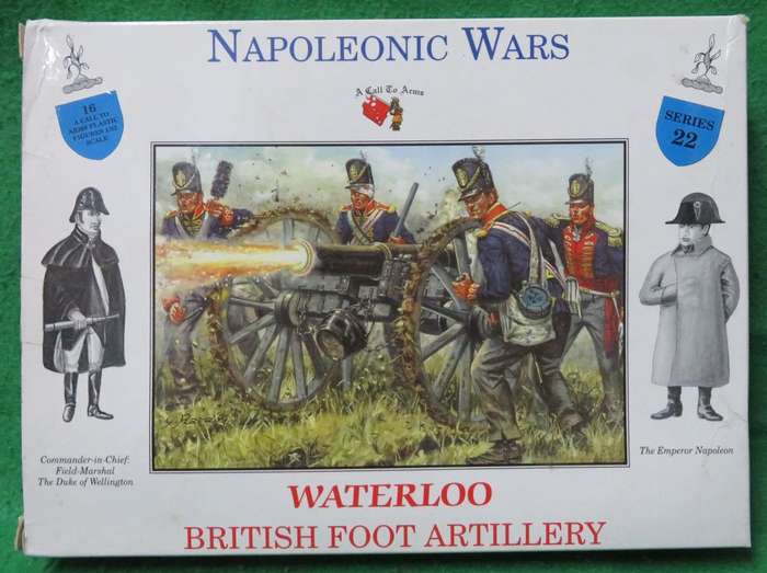 **A Call To Arms**Model kit**Waterloo - British Foot Artillery - Napoleonic Wars (16 parts)**1/32**