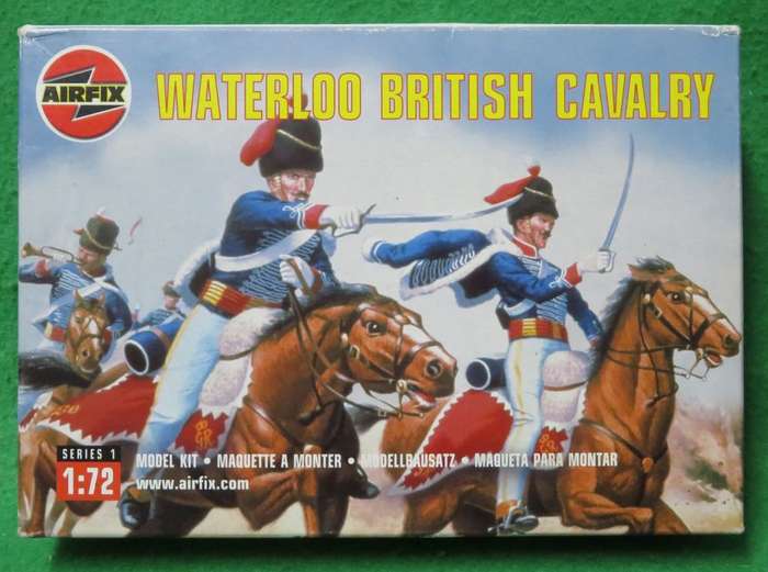 **Airfix**Model kit**Waterloo - British Cavalry (36 x Figures)**Vintage**Scale 1/72**