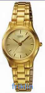 Casio Analogue Lady Watch Gold Tone : LTP-1275G-9ADF