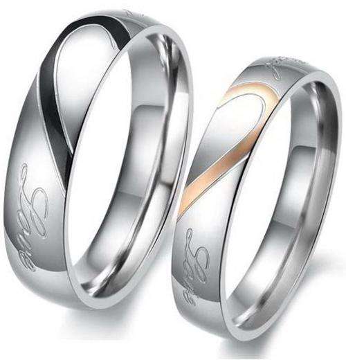 New 316L stainless steel Real Love Couples ring, bid on the womans ring receive the mens FREE