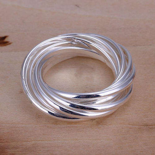 *R350* Local stock, New 925 sterling silver 9 interlinked rings, Option to add Matching sets.