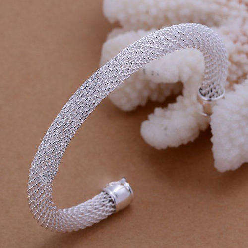 *R350* Local stock, New 925 Sterling silver Mesh Weave bangle