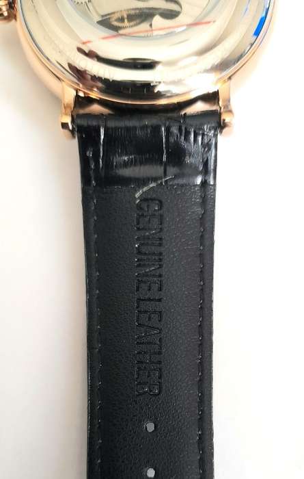 SA Fashion Master Pieces: Genuine leather Handwinding Automatic Mechanical Movement Watch