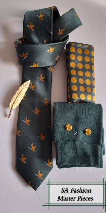 SA Fashion Master Pieces Gentlemen Tie accessories combo