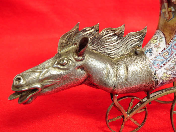 A Viennese Gilt-Silver and Enamel Cornucopia Mark of Rudolf Linke, Vienna, Circa 1880-1890 Ref. OR11