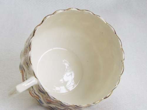 Antique  gilded porcelain trio 1889-1891 Ref. C-100