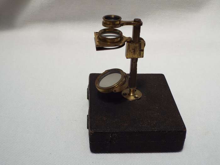 A rare Ellis Aquatic type botanical field microscope circa 1780-1810. Ref.MA/37