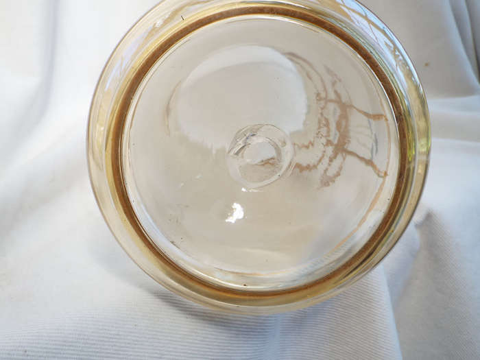 A very large Art Nouveau hand-blown Jug. Circa 1900-1919. Ref. No. GL/10