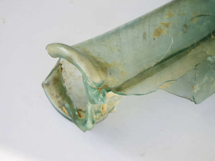 Part of an ancient Roman/Syrian Kohl flask Ref. GL-12