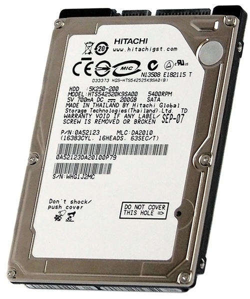 20 GB 2.5 HDD