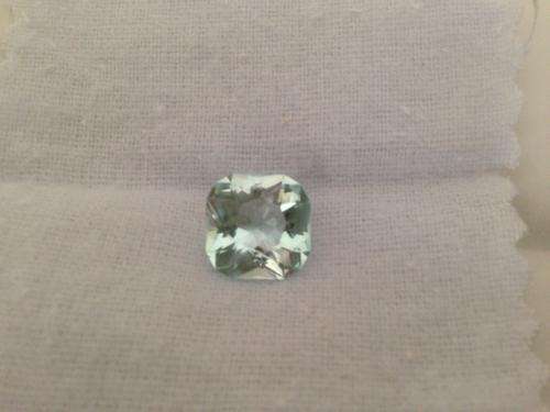 9.93 ct asscher cut aquamarine