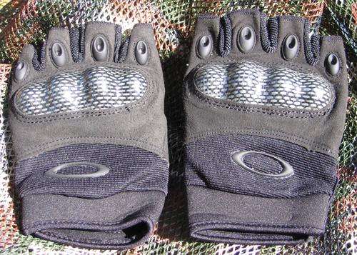Tactical gloves Gen 2 : half finger - Black - Xtra Large