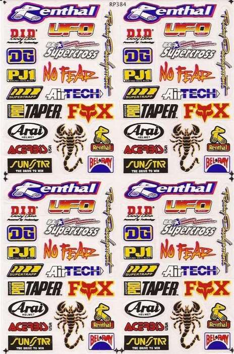 Vinyl Stickers - Various Logo's 2  -  S 4