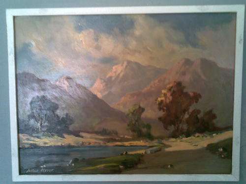 J OLDERT   SCENIC OIL PAINTING