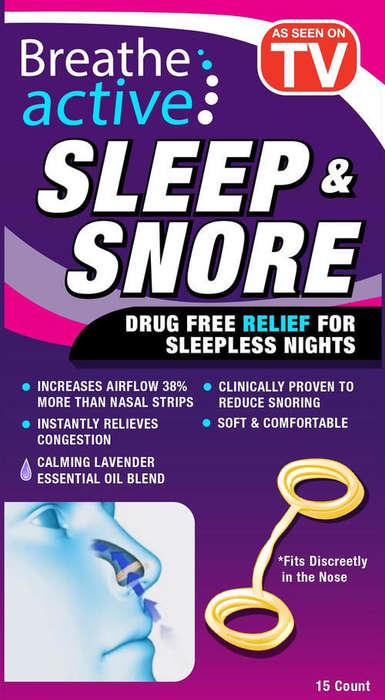 AS SEEN ON TV - BREATHE ACTIVE SLEEP & SNORE