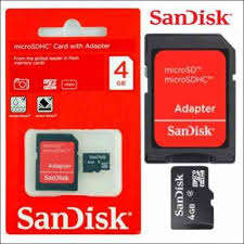 Sandisk 4GB Micro SD Memory Card
