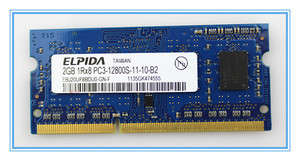 Elpida 2GB 1600MHz DDR3 Laptop Memory