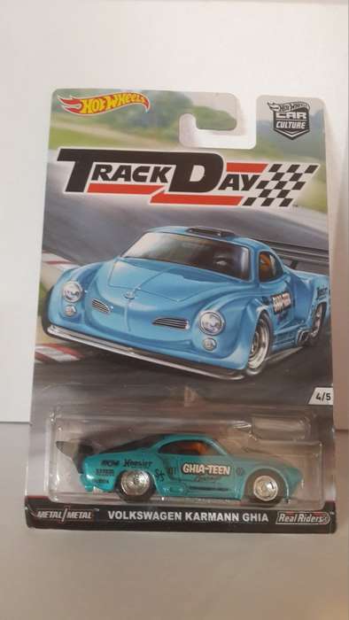 HOT WHEELS TRACK DAY VOLKSWAGEN KARMANN GHIA REAL RIDERS