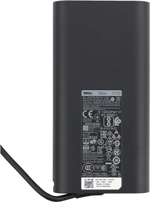 Dell Laptop Charger (GENUINE) | 19.5V---4.62A, 90W, 50-60Hz