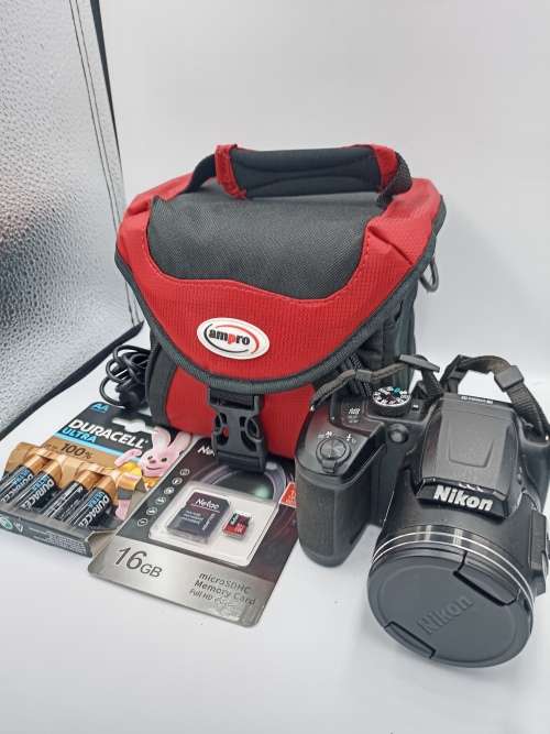 Nikon B500 Ultra Zoom Digital Camera Black [16MP, Full HD 1080p, WiFi, Bluetooth, 40x Zoom]