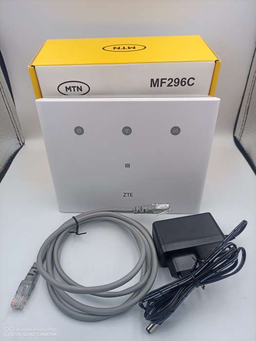 ZTE MF296C 4G LTE CAT6 Wireless Router White (MTN)