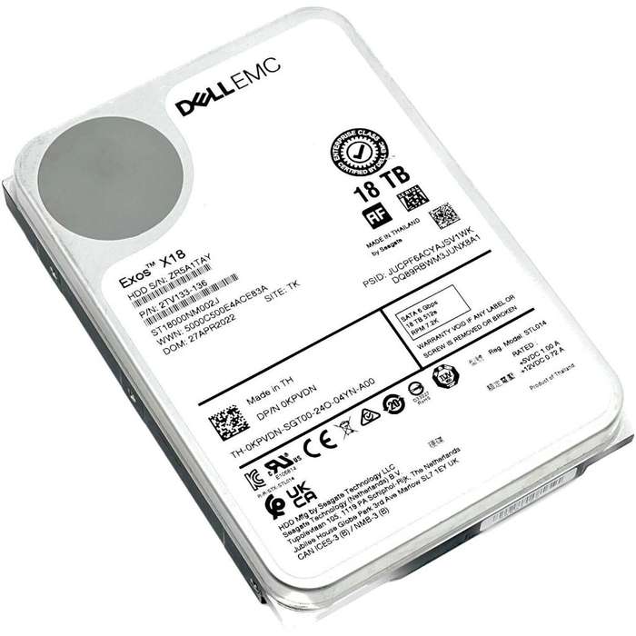 Dell EMC Exos X18 12TB Hard Drive