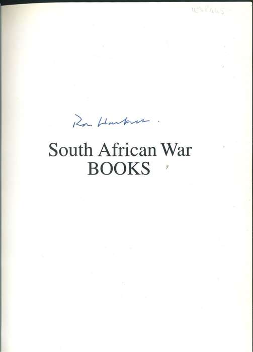 SOUTH AFRICAN WAR BOOKS - Signed Copy
