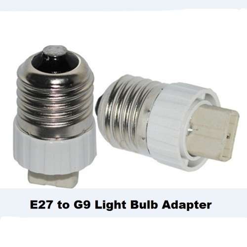 E27 Male To G9 Female Light Bulb / Lamp Socket Converters / Adapters (Adaptors). Collections Allowed