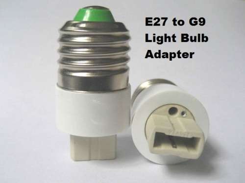 E27 Male To G9 Female Light Bulb / Lamp Socket Converters / Adapters (Adaptors). Collections Allowed