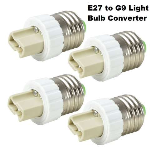 E27 Male To G9 Female Light Bulb / Lamp Socket Converters / Adapters (Adaptors). Collections Allowed